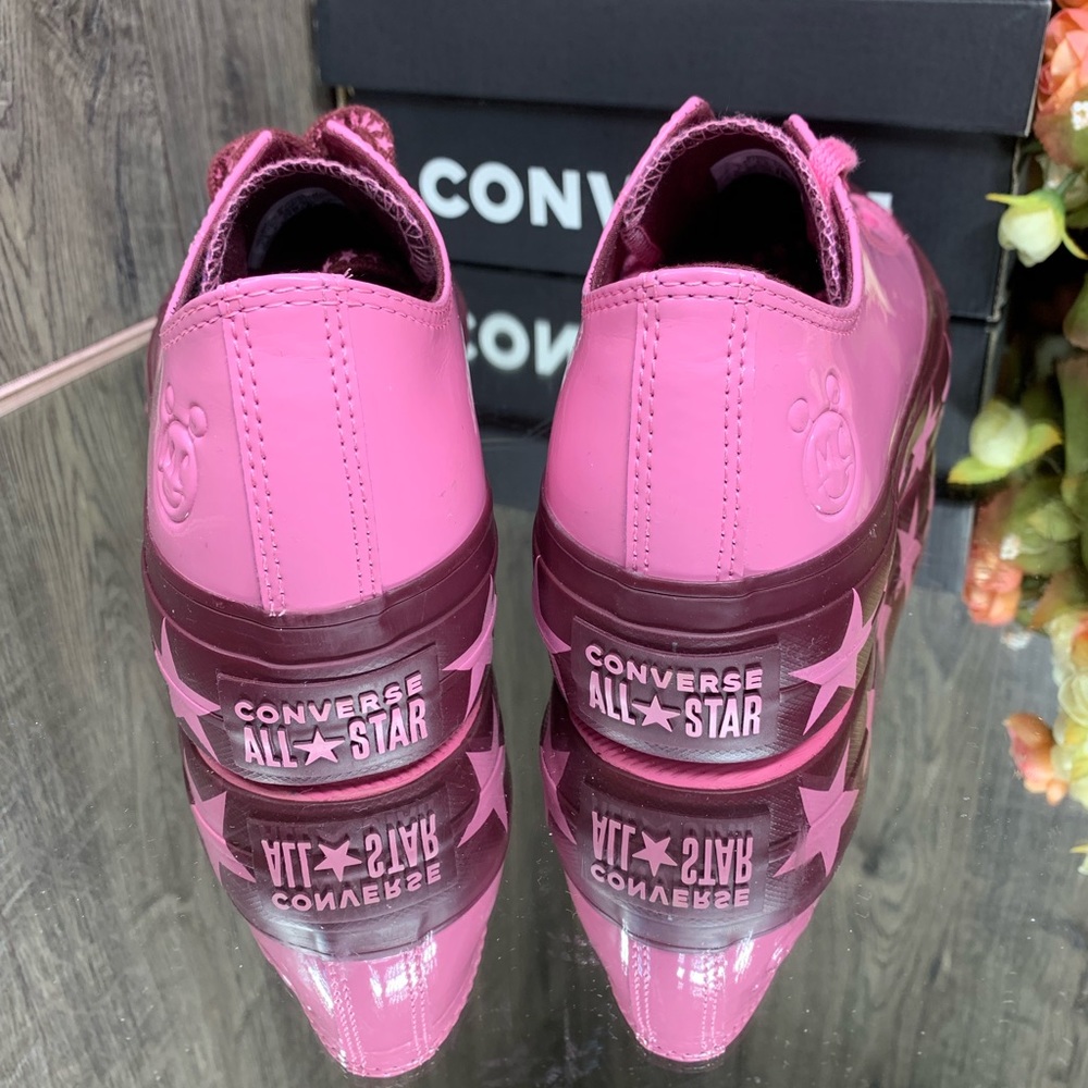 ❤️ Converse CTAS LIFT OX Patent pink dark burgundy - Picture 6 of 8